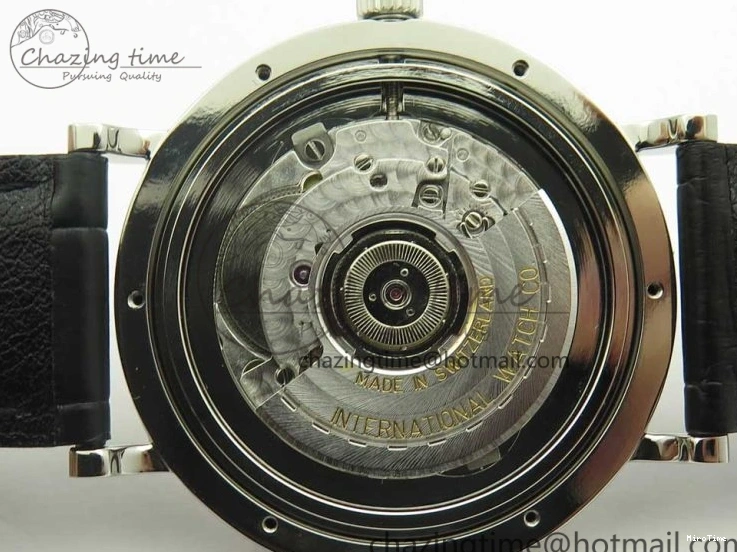 MIROTIME 0105 Supportive Portofino Automatic SS AF 1:1 Best Edition White Dial on Black Croco Leather Strap A 7184